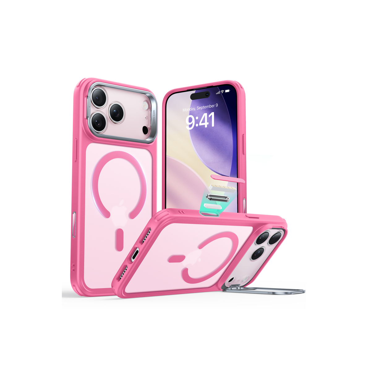 ESR Apple iPhone 17 Pro Classic Hybrid Magsafe Standlı Kapak